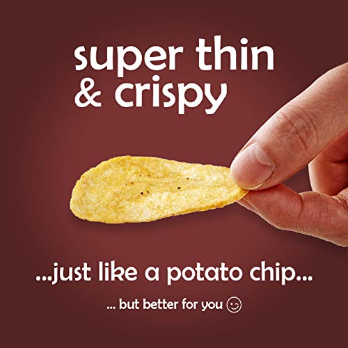 Crunchy Hickory BBQ Banana Chips - Gluten Free, Vegan, Paleo, Non-GMO Dehydrated Fruit Snacks for Adults & Kids | 100% Real Banana | 6 Pack | Perfect for Lunchboxes, Hiking, Office Snacks & Healthy On-the-Go Treats