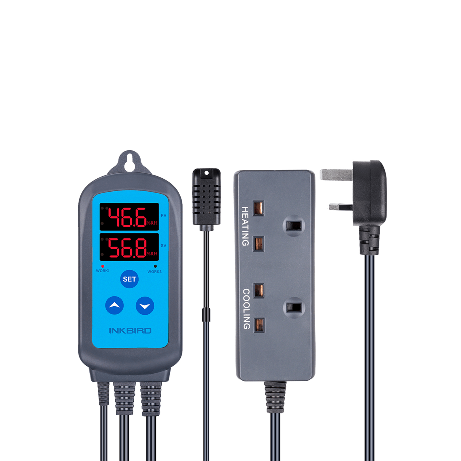 IHC 200 Series Digital Humidity Controller - Precise Climate Control for Greenhouses, Grow Tents & Home Storage Areas