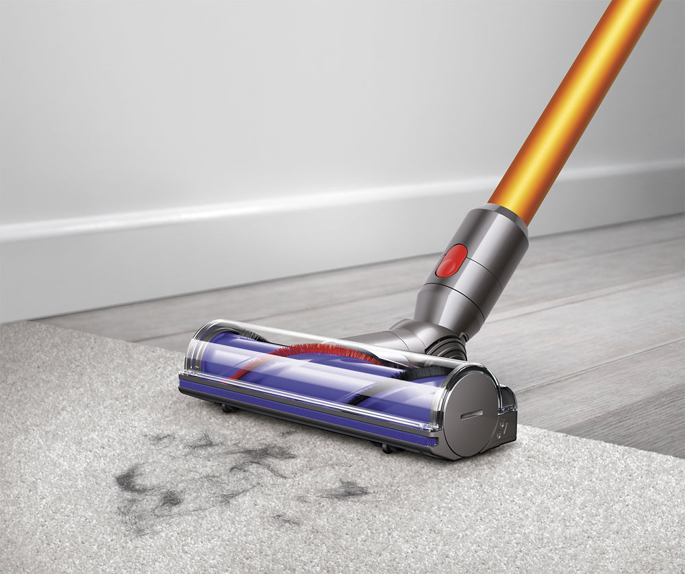 Dyson V8 Absolute Cordless Stick Vacuum Cleaner - Powerful Suction, Lightweight & Yellow | Perfect for Hard Floors, Carpets & Pet Hair Removal