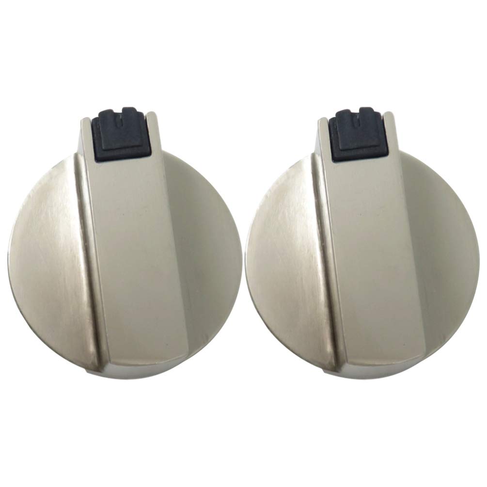 **Hemoton 2-Pack Zinc Alloy Gas Stove Knobs - Durable Oven Control Knobs for Gas Cooktops, Stove Burners & Kitchen Appliances - Perfect for Replacement & Home Cooking**