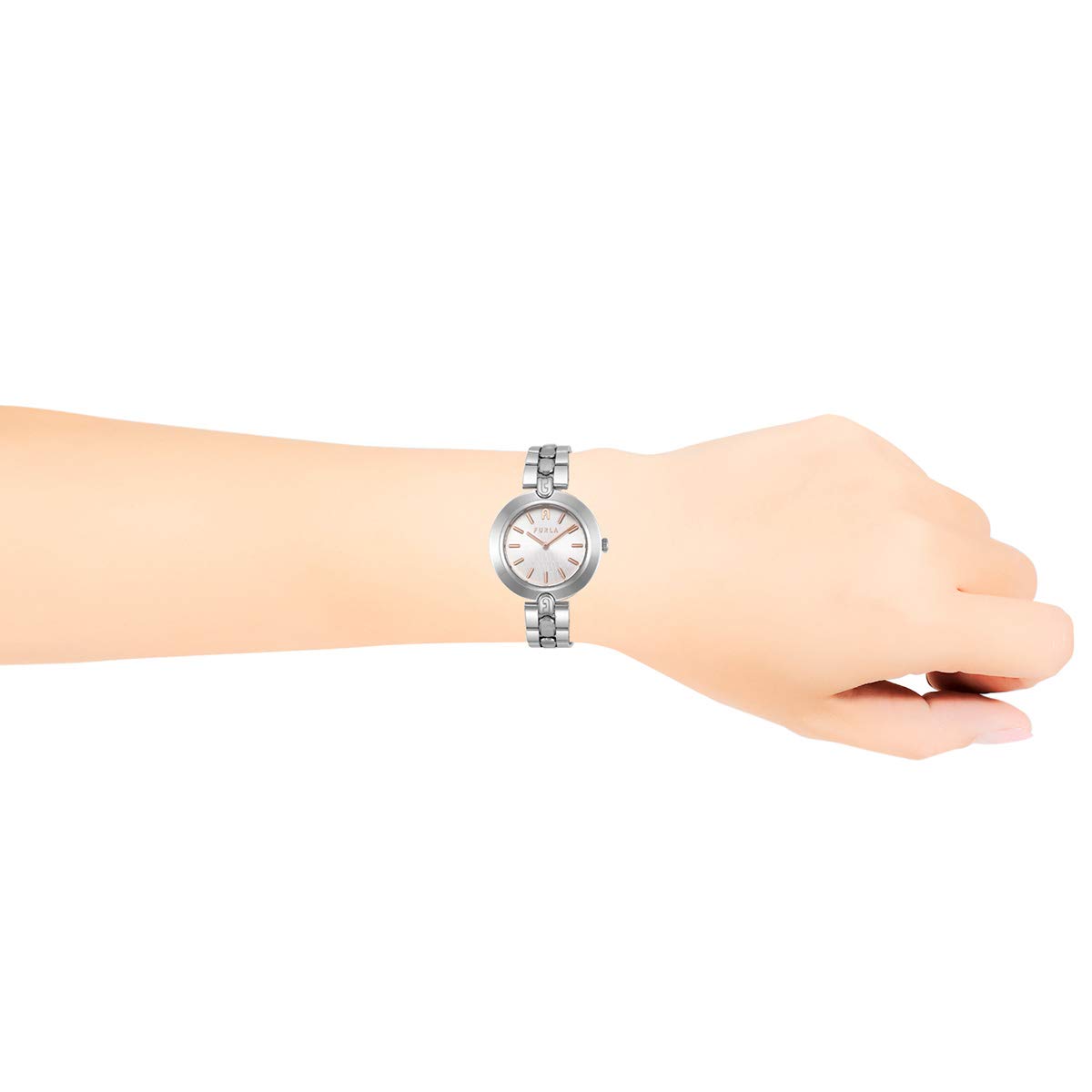 Furla Women's Silver Tone Dress Watch WW00002005L1 - Elegant & Stylish for Office, Party & Formal Events