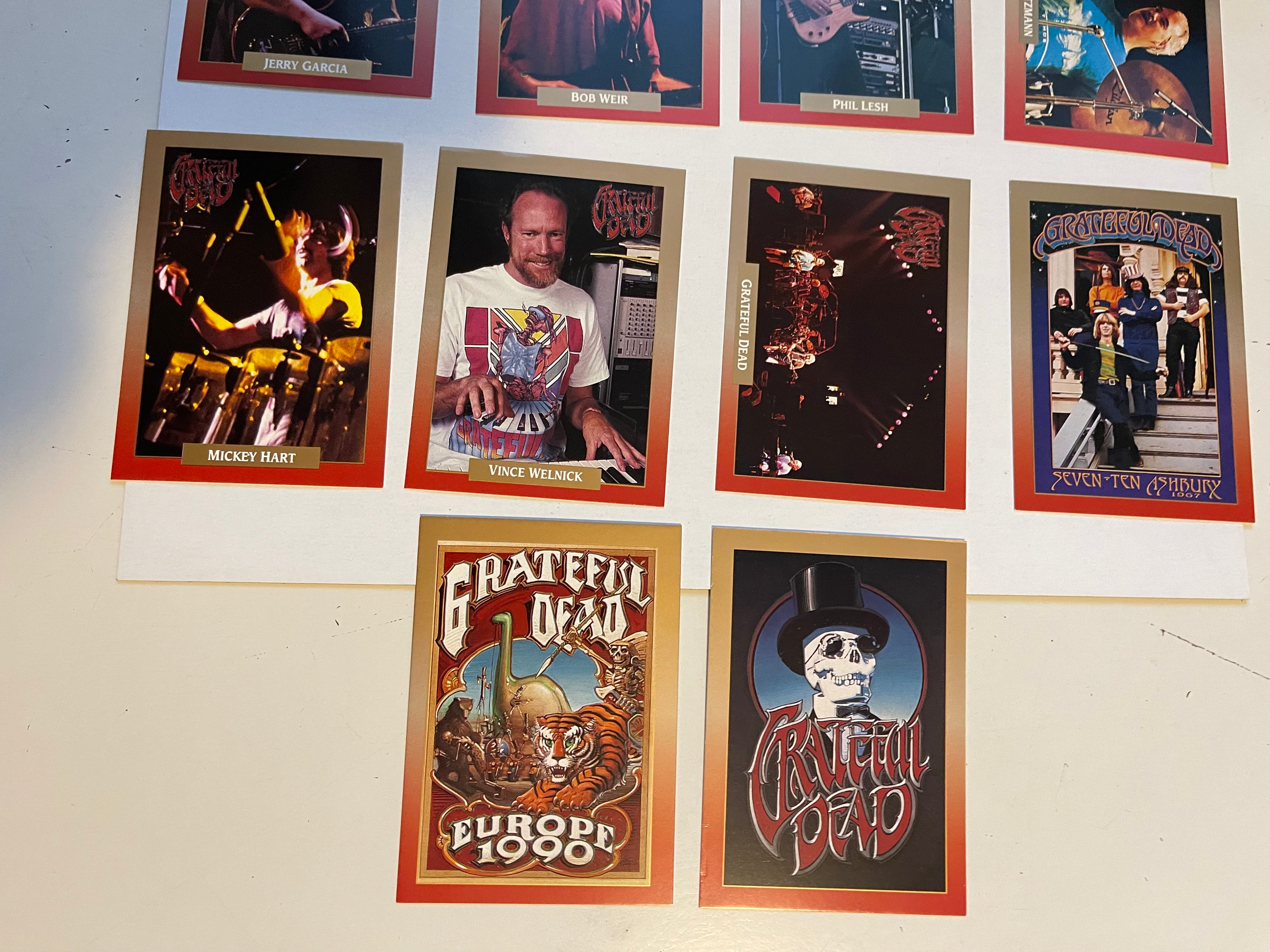 Rare 1991 Grateful Dead Insert Trading Cards Set - Limited Edition Collectible for Music Fans & Memorabilia Enthusiasts - Perfect for Display, Gifts, and Nostalgic Decor