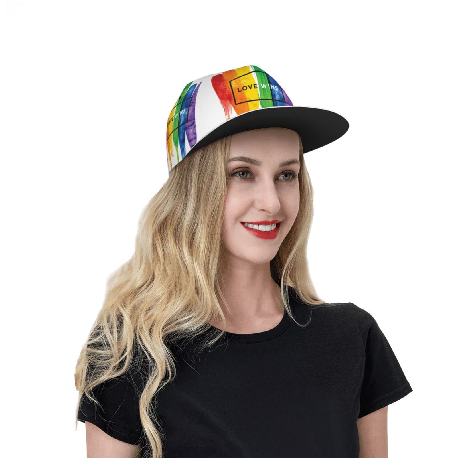 Rainbow LGBT Gay Pride Baseball Cap - Adjustable Trucker Hat with Funny LGBT Print for Men & Women | Perfect for Pride Parades, Festivals & LGBTQ+ Events