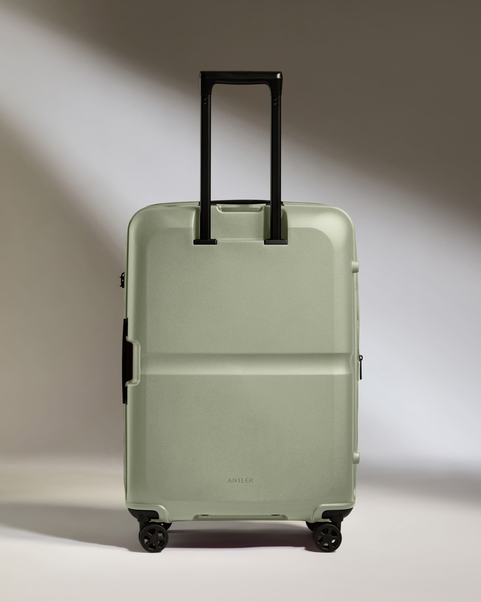 Clover Green Medium Luggage with Single Stripe - Perfect for Travel, Business Trips & Weekend Getaways