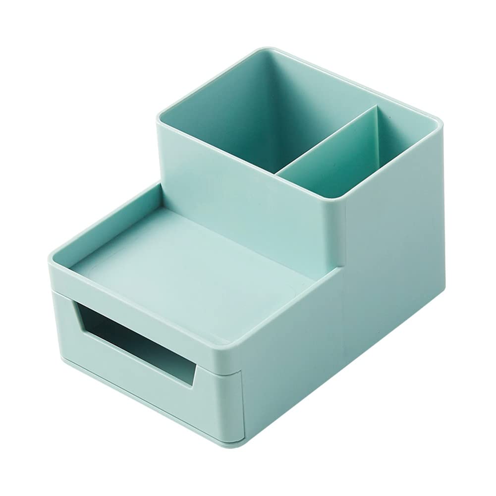 Tutuba Plastic Desk Organizer - Cosmetic & Makeup Storage Box for Office, School, Bathroom, Counter & Dresser | Perfect for Organizing Office Supplies, Beauty Products & Home Essentials