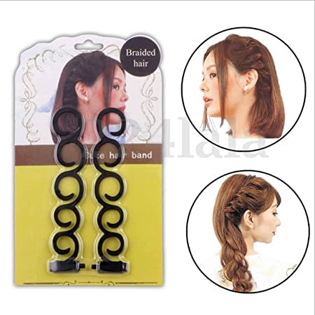 CHANDERKASH Spider Hair Braider Tool - Professional Hair Styling Clips for Centipede Braids & Hair Bands (Black) | Perfect for Salons, DIY Hairstyles & Cosplay