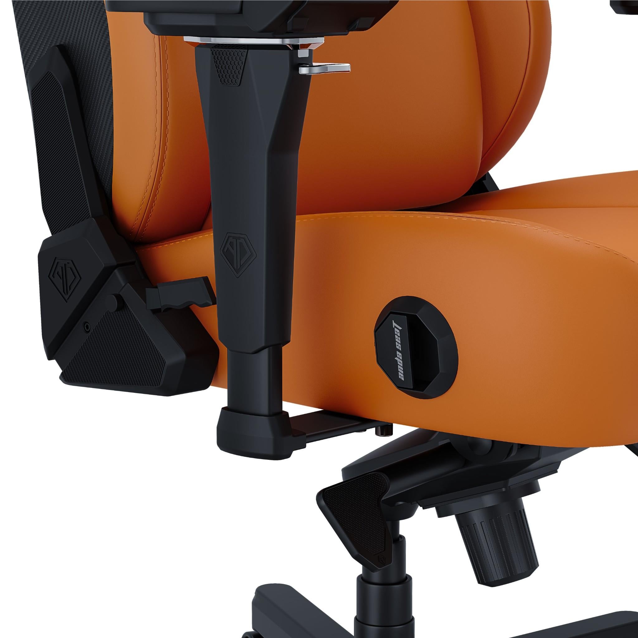 Anda Seat Kaiser 4 Series XL Premium Gaming Chair - Ergonomic Racing Style with Adjustable Lumbar Support (Blaze Orange) - Perfect for PC, Console Gaming & Home Office Setup