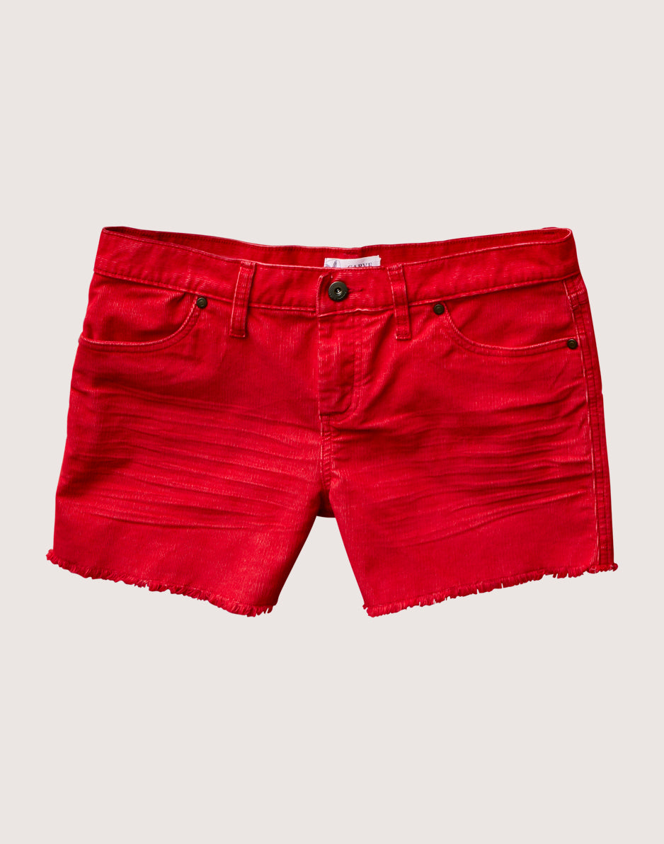 Oahu Shorts for Men - Hot Red Quick-Dry Swim Trunks with Pockets - Perfect for Beach, Pool, and Summer Vacation
