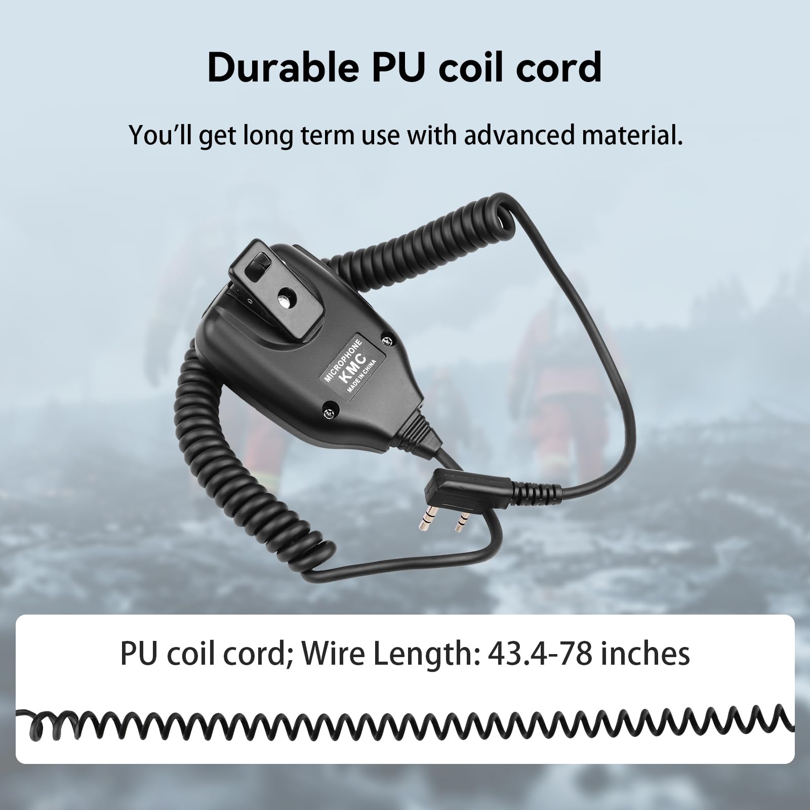 Retevis 2 Pin Shoulder Microphone Speaker - 5 Pack Walkie Talkie Mic Compatible with Retevis H-777 RT22 RT68 & Baofeng UV-5R BF-F8HP - Perfect for Security, Construction, and Outdoor Adventures