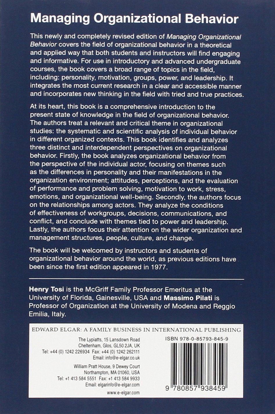Managing Organizational Behavior: Strategies for Individuals, Teams & Leadership | Business Management Book for Workplace Success