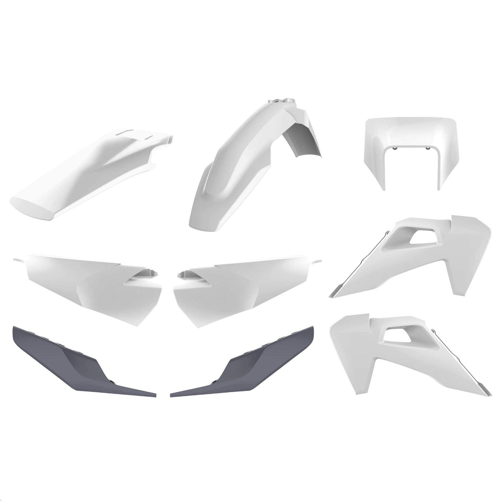 POLISPORT Plastic Body Kit OEM Color for Husqvarna 90906 - Durable Motorcycle Replacement Parts for Off-Road & Trail Riding