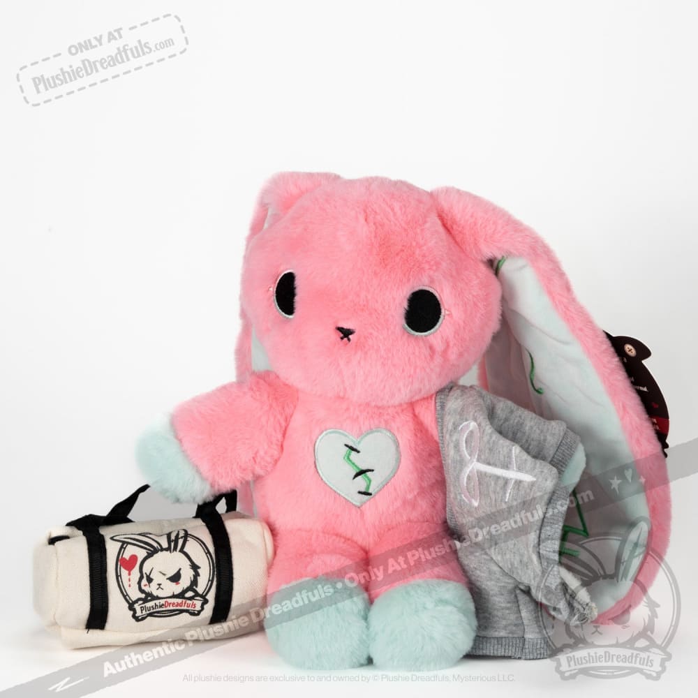 Plushie Dreadfuls Trust Issues Bunny - Soft Stuffed Animal Toy for Anxiety Relief & Emotional Support | Perfect for Therapy, Gifts, and Comfort