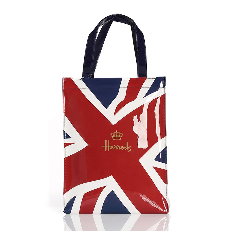 Eco-Friendly Women's Floral Tote Shopping Bag - Reusable Grocery Bag for Beach, Market & Daily Use
