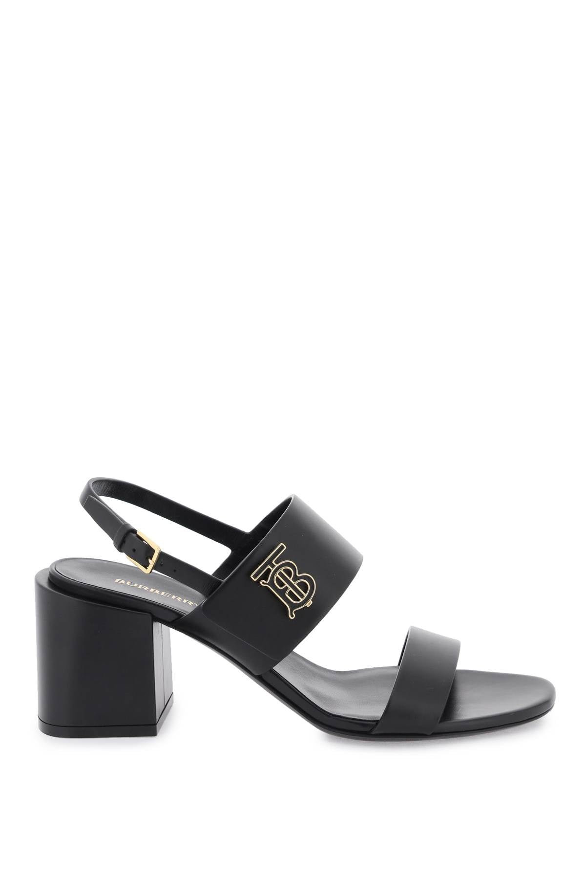 Burberry Leather Sandals with Monogram - Luxury Women's Designer Sandals for Summer & Beach Wear | Casual & Dressy Fashion Footwear