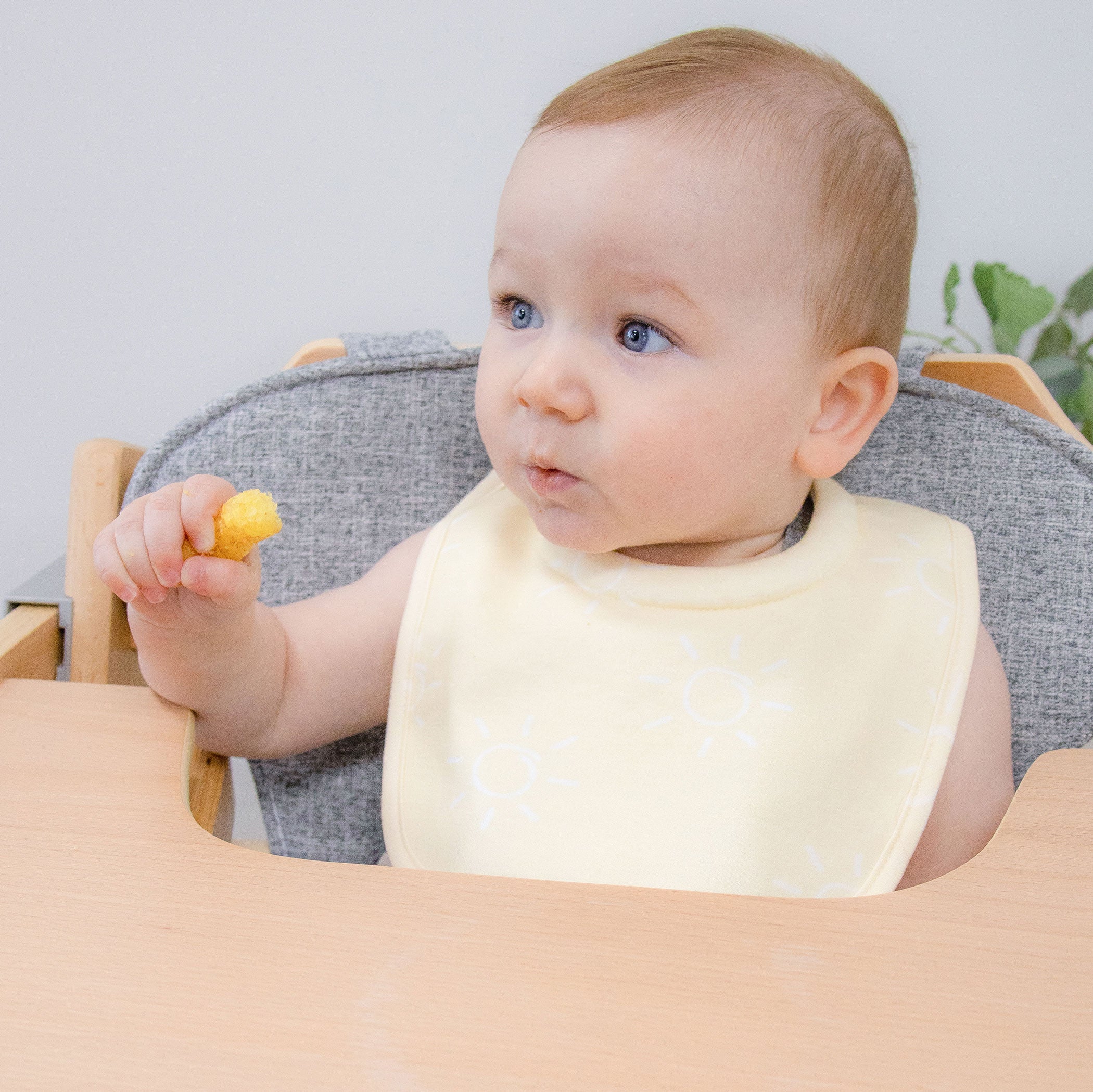 Nordic Style 2-Pack Drool Bibs for Babies - Soft Vanilla & Latte Colors - Perfect for Feeding, Teething, and Everyday Use