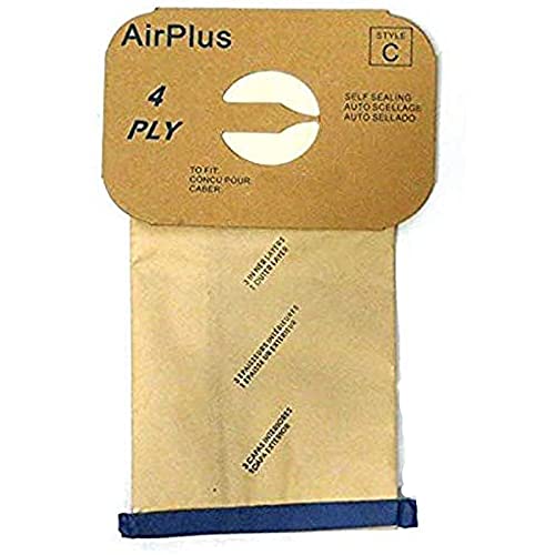 48 Replacement Vacuum Bags for Electrolux Canister Vacuum Style C - 4 Ply Heavy Duty (Compatible with Part EXR-14155) - Perfect for Home Cleaning, Pet Hair Removal & Allergen Control