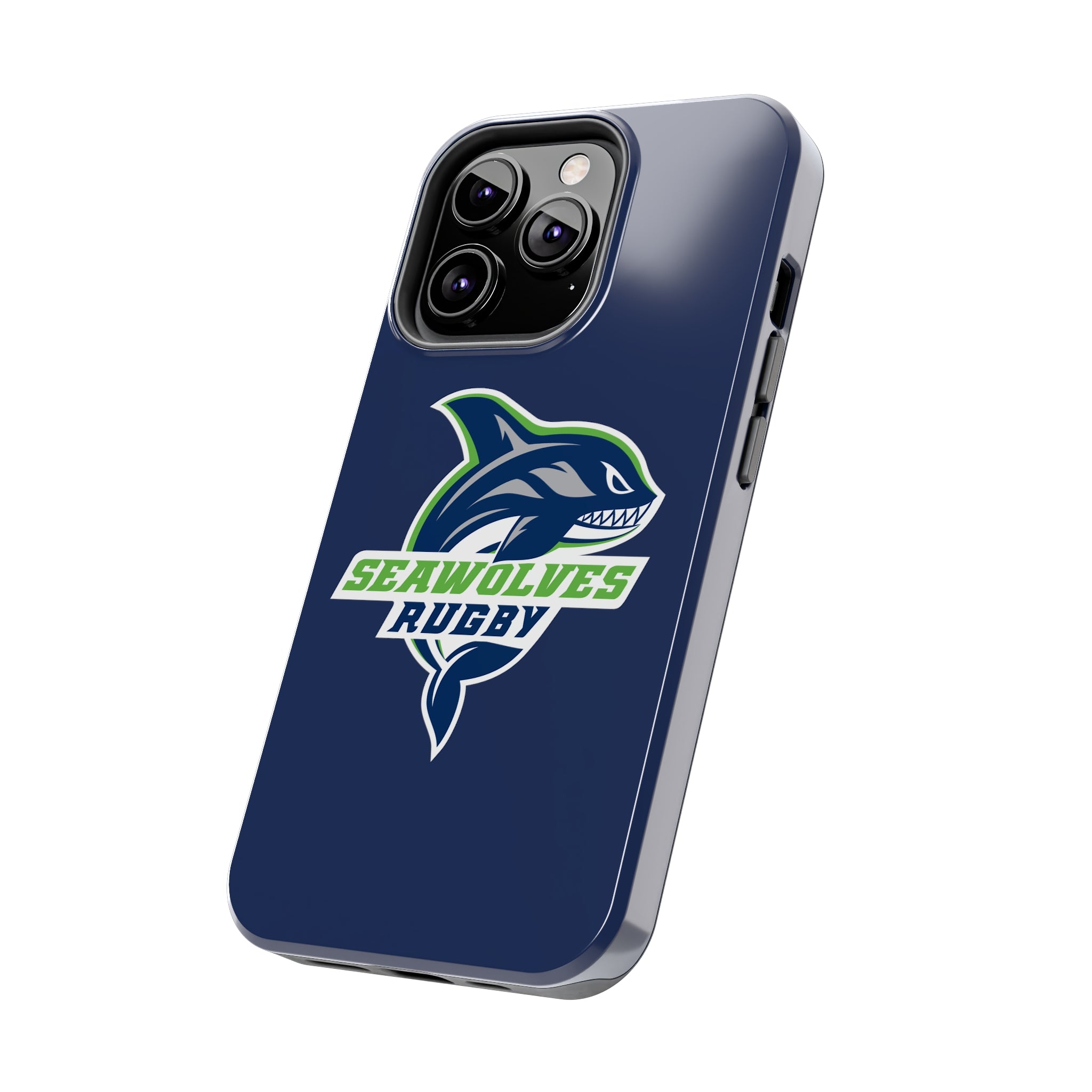 Seawolves Navy Rugged Phone Case - Shockproof & Durable Protection for iPhone & Samsung - Perfect for Outdoor Adventures, Work & Daily Use