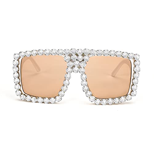 006 White Frame/White Diamond Light Tea Lens