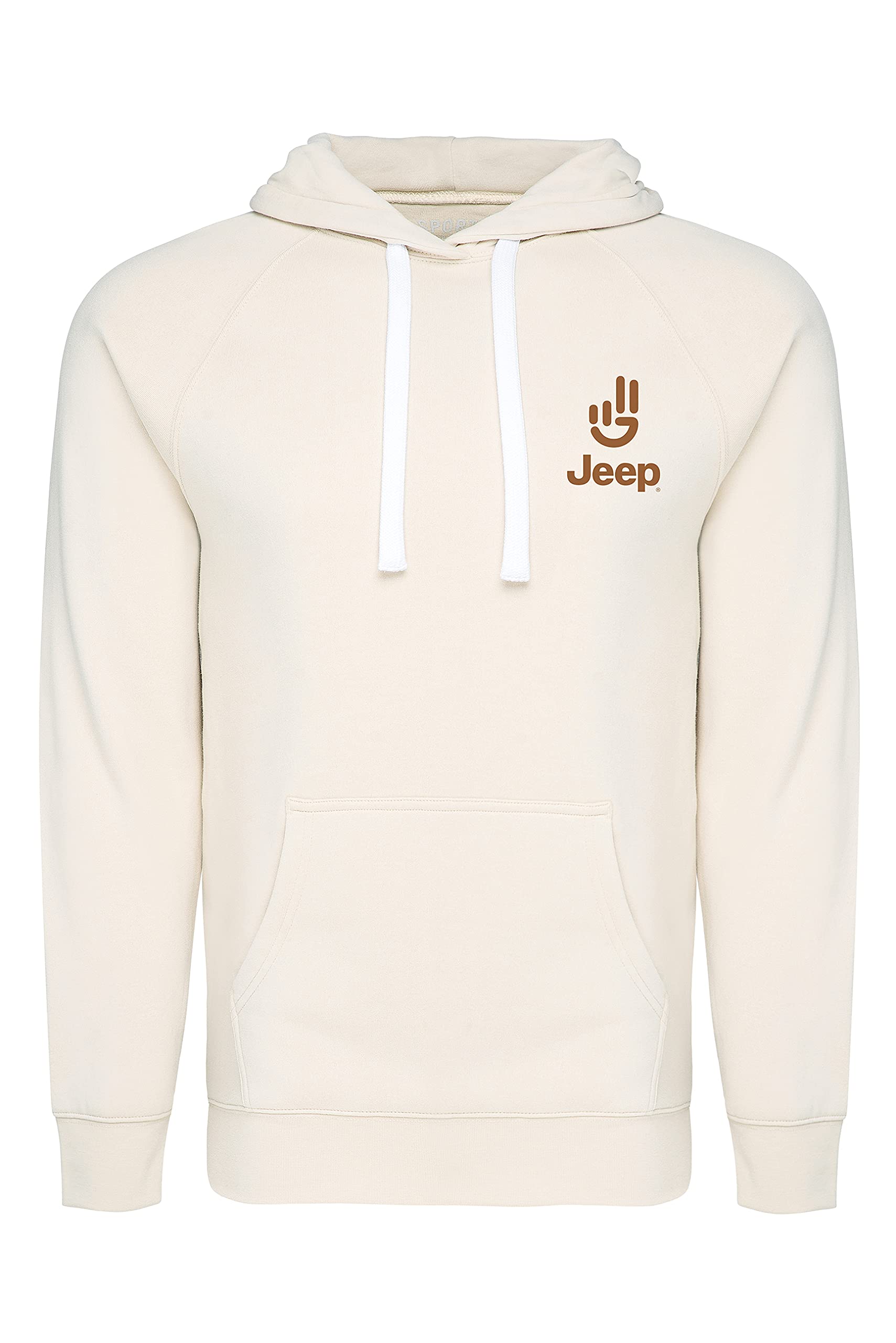 Jeep Wave Sportiqe Olsen Tri-Blend Fleece Pullover Hoodie - Soft & Comfortable Unisex Sweatshirt for Outdoor Adventures & Casual Wear