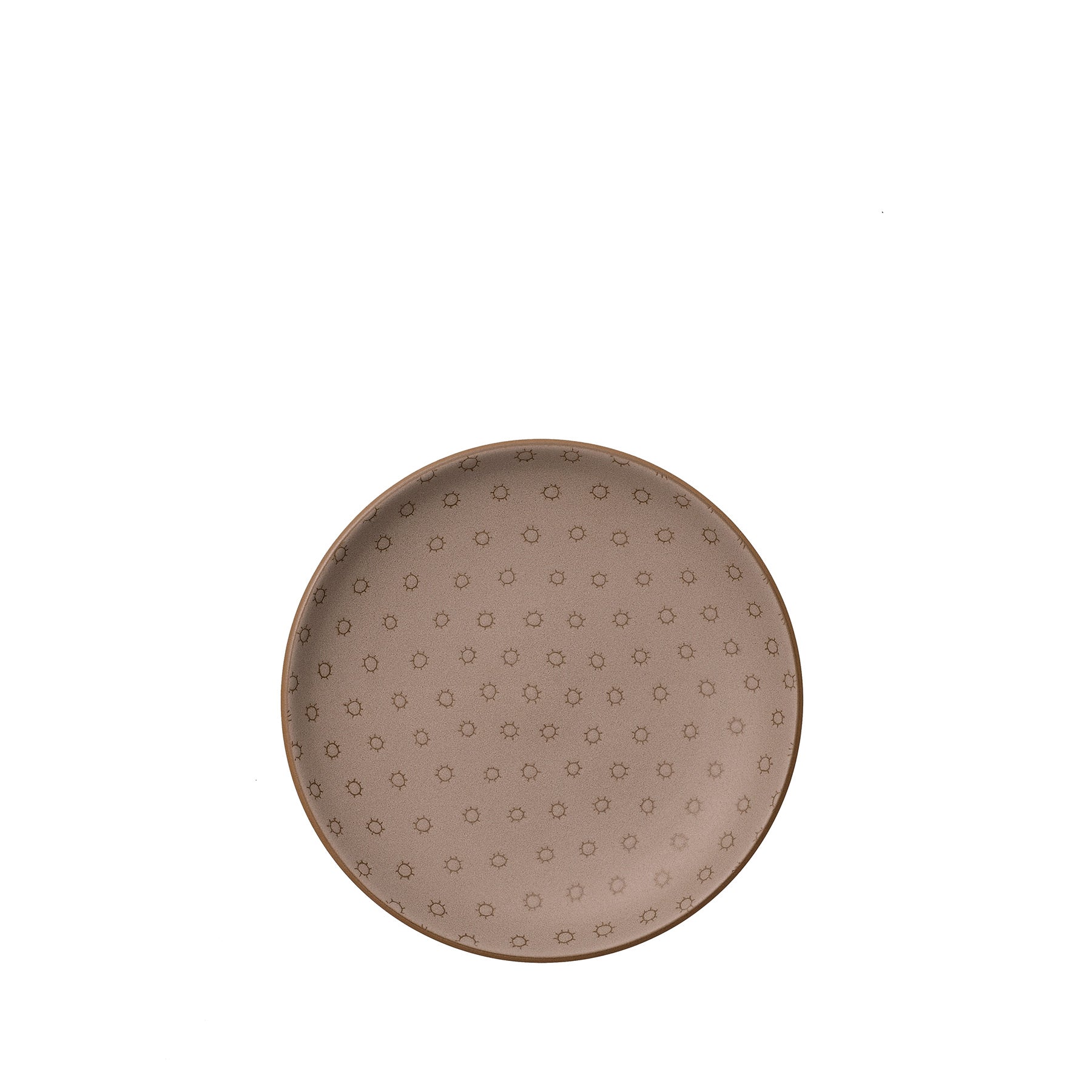 Vintage Eyelet Etched Ceramic Salad Plate - 8.5