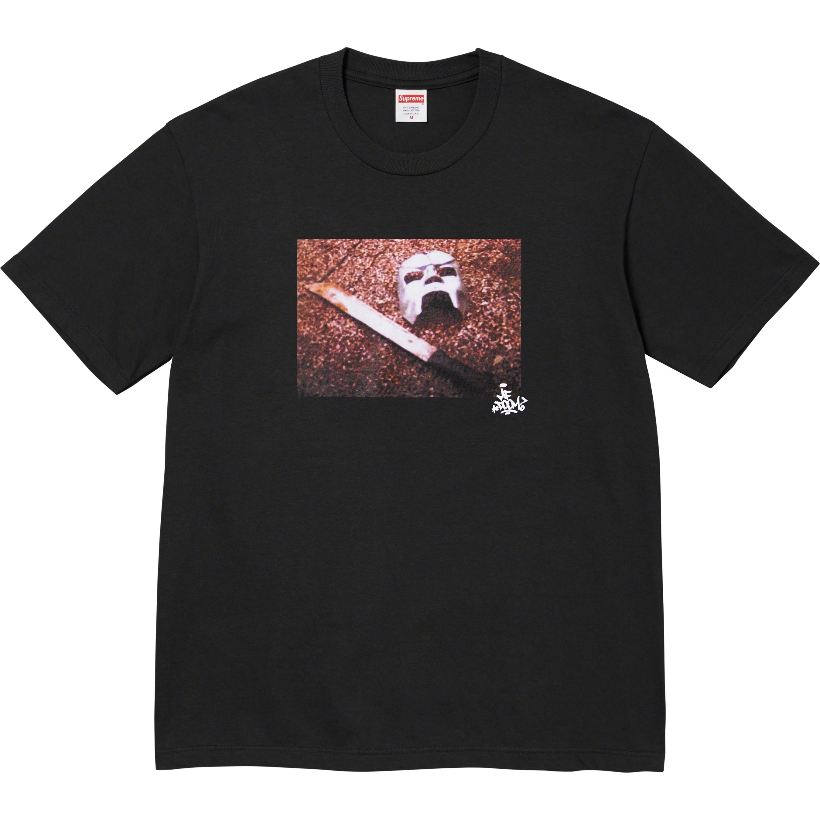 Supreme MF DOOM T-Shirt Black - Official Streetwear Hip-Hop Graphic Tee for Men | Perfect for Concerts, Urban Fashion & Hip-Hop Culture