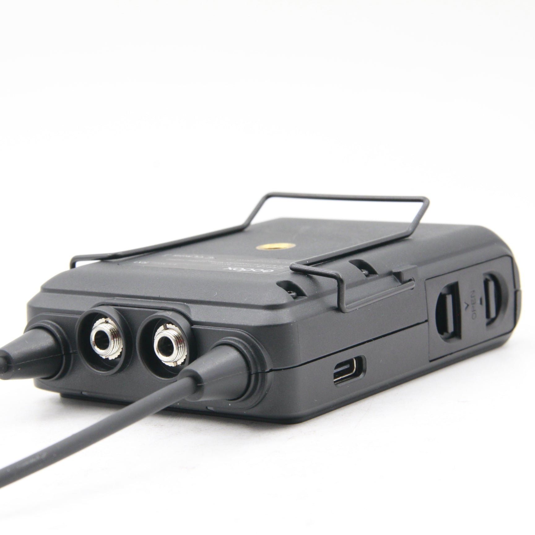 Godox WMicS1 Wireless Lavalier Microphone Kit (2-Person System) for DSLR & Mirrorless Cameras – 514-596MHz, Open Box Excellent Condition – Perfect for Interviews, Vlogging & Live Streaming