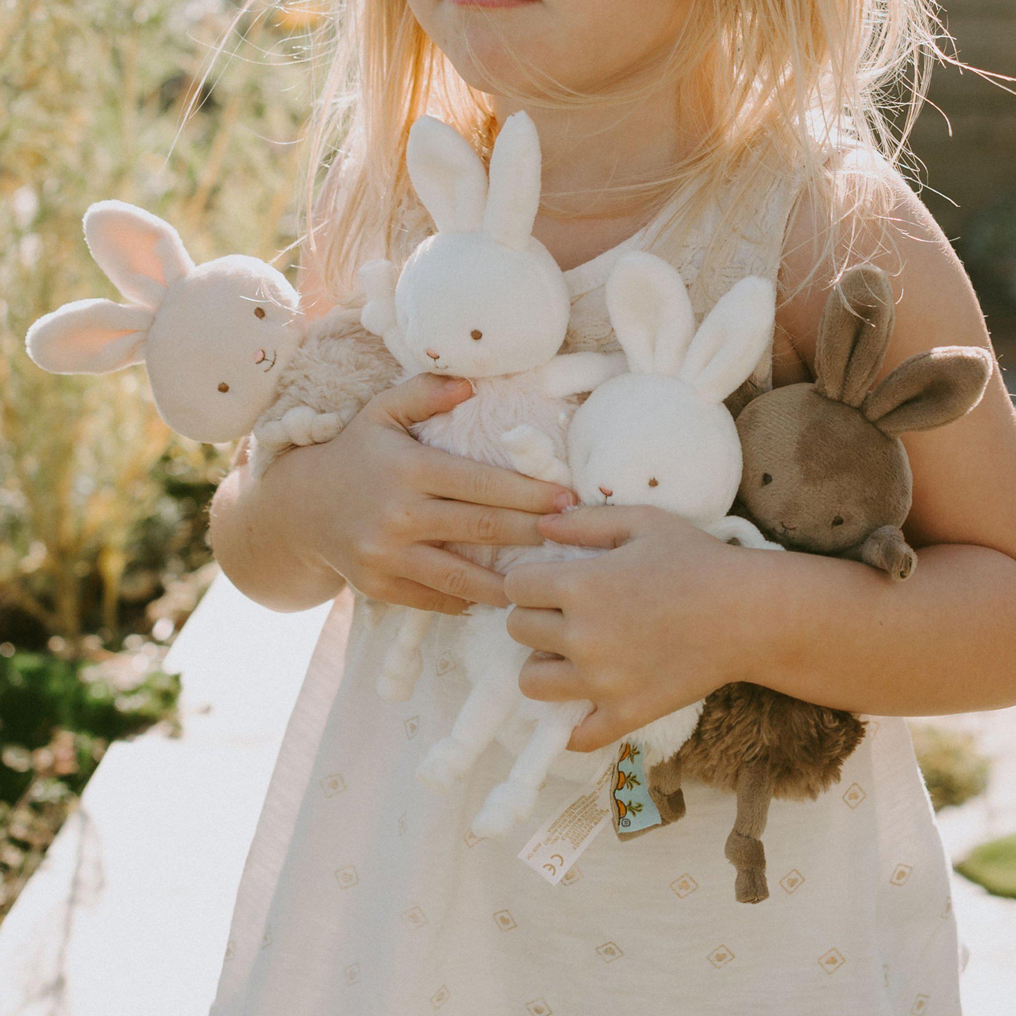 Roly Poly Brownie Brown Bunny Plush Toy - Soft & Cuddly Stuffed Animal for Kids, Perfect for Nursery Decor, Gift Ideas & Comfort