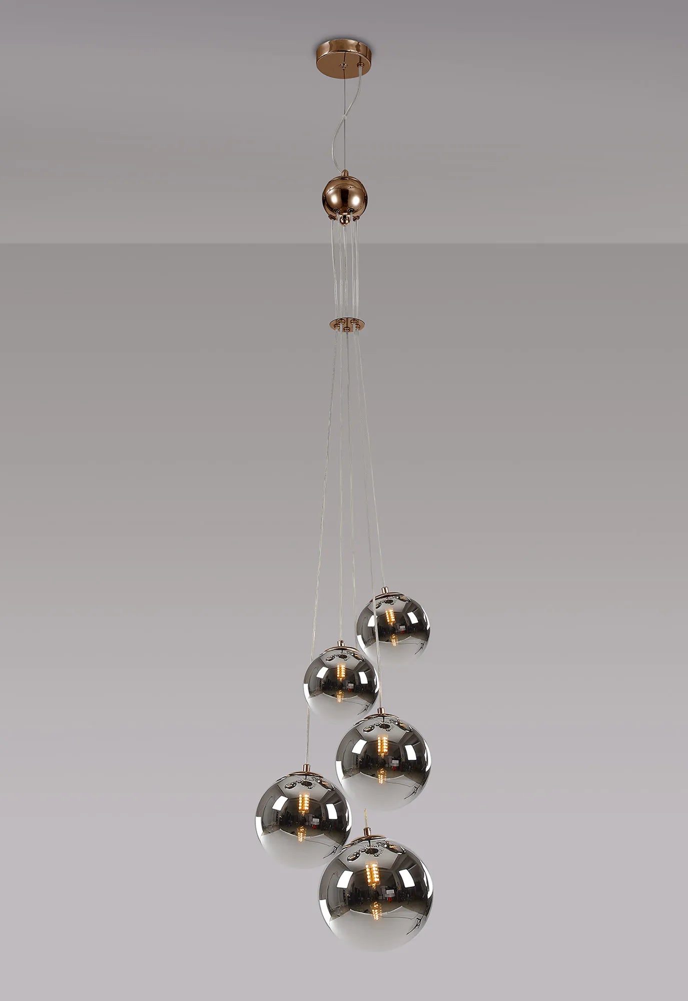 Modern Austin 5-Light Cluster Pendant with G9 Base - Elegant Ceiling Lighting for Dining Room, Kitchen Island, or Entryway