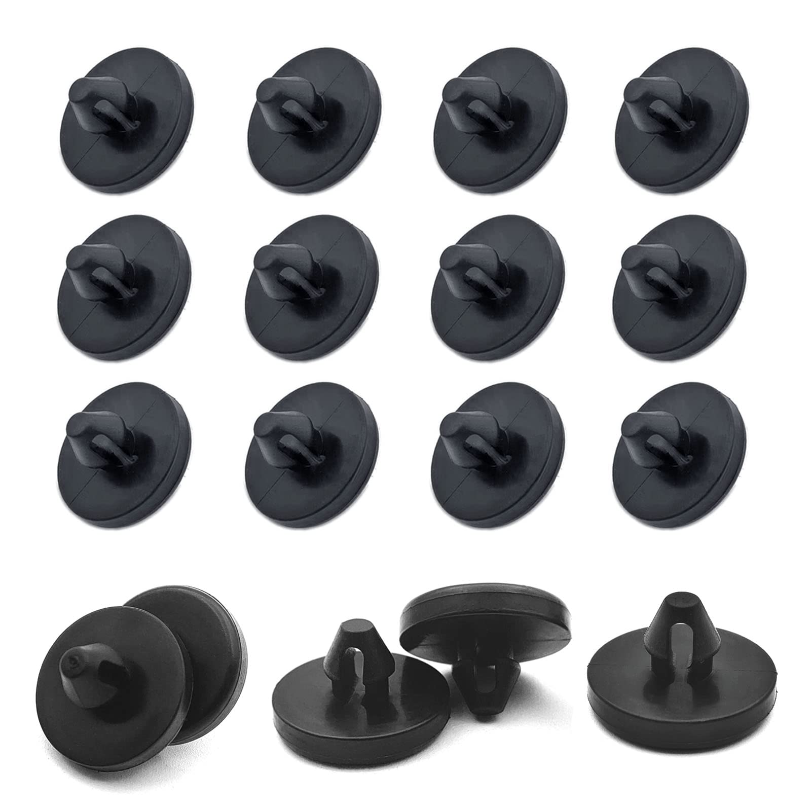 12Pcs Brake Switch Stoppers - Car Brake Light Switch Pads & Clutch Pedal Stoppers (Fit 90541-06036) - Durable Rubber Bumpers for Smooth Pedal Operation & Safety Driving