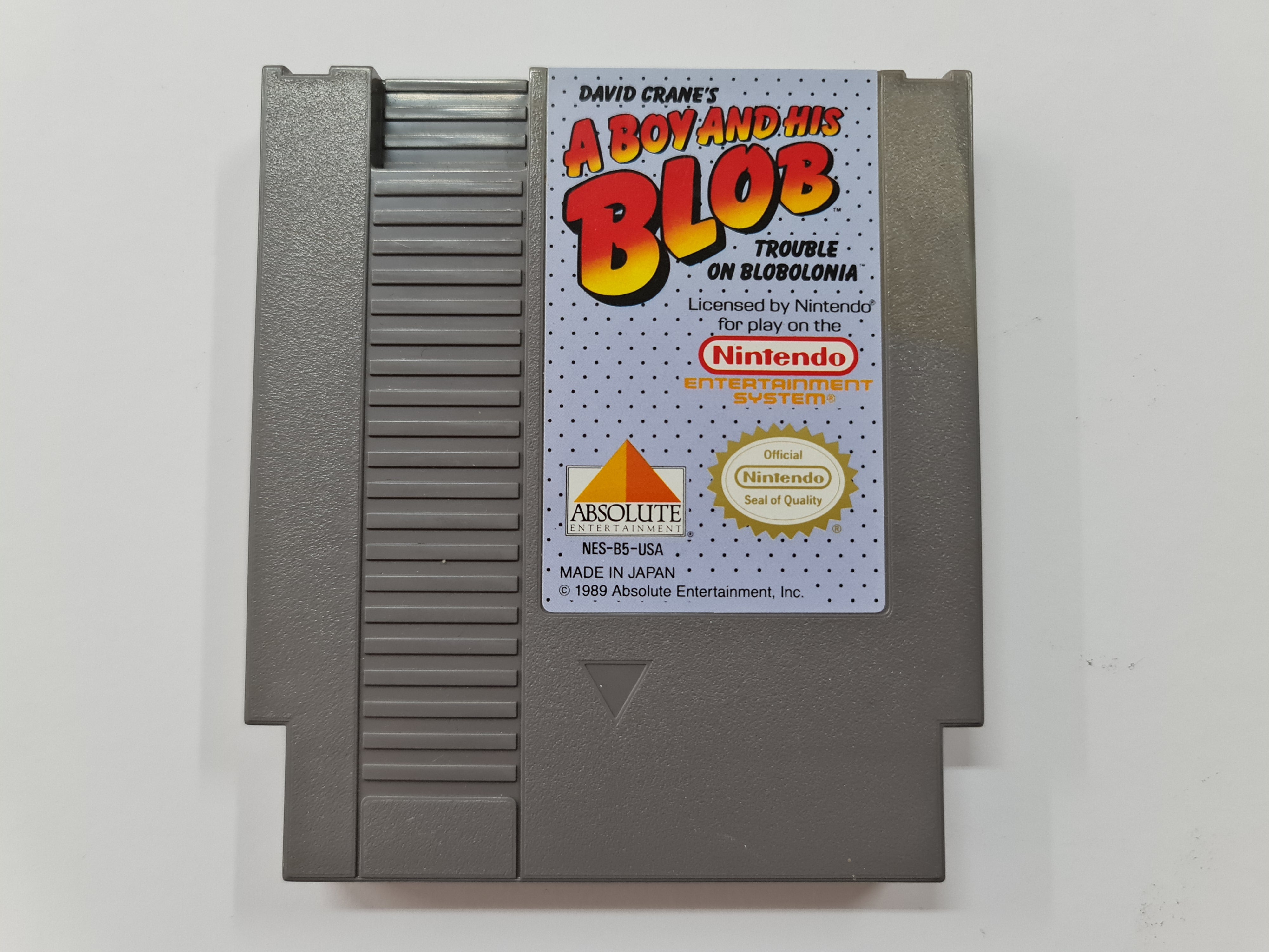 A Boy And His Blob NTSC Cartridge for NES - Classic Retro Video Game for Kids & Collectors - Perfect for Gaming Nights & Nostalgic Play
