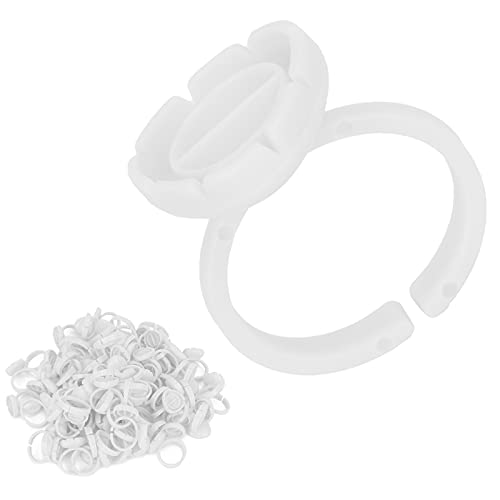 Professional Eyelash Extension Fanning Blossom Cups - White Lash Organizer Tool for Quick & Easy Eyelash Extensions | Perfect for Lash Artists, Salon Professionals & DIY Makeup Enthusiasts | Great for Home, Salon & Travel Use