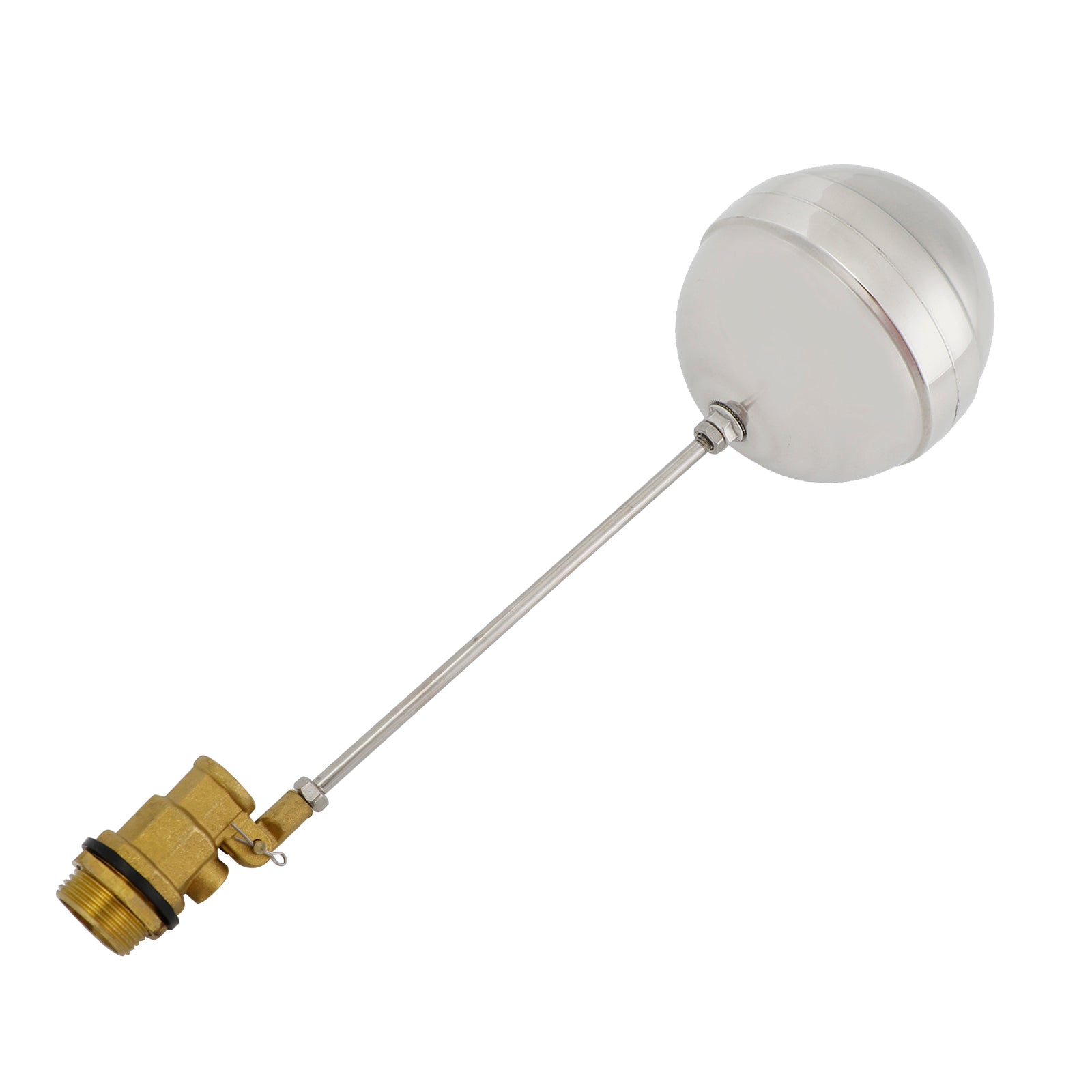 1/2 Inch Male Thread Float Ball Valve - Stainless Steel Floating Ball Water Sensor for Tanks, Pools & Irrigation Systems