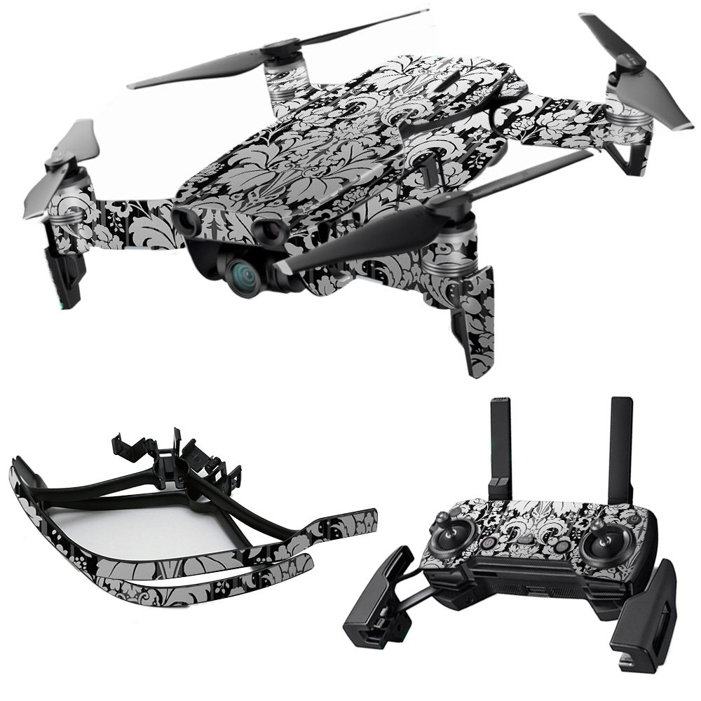 DJI Mavic Skin Wrap - Floral Retro Vinyl Decal Cover | Protective & Durable Custom Skin Compatible with DJI Drones | Easy to Apply & Remove | Made in USA | Perfect for Outdoor Drone Photography & Travel Adventures