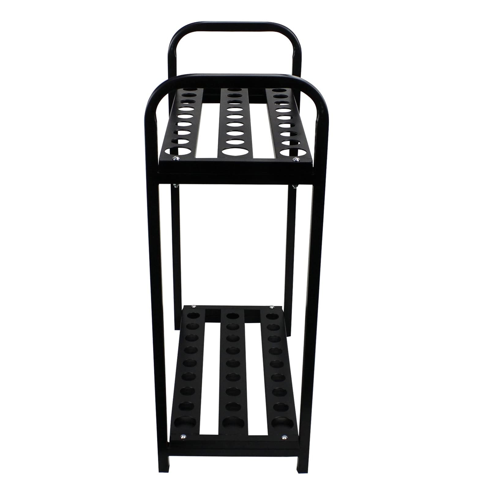 Premium Acrylic Golf Club Stand Holder - 27 Club Organizer Display Rack for Putters & Irons | Golf Course, Pro Shop & Home Storage Solution | Durable Black Golf Equipment Organizer for Indoor & Outdoor Use
