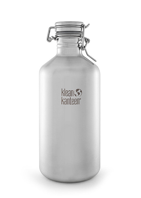 Klean Kanteen 64oz (1900mL) Stainless Steel Growler - Insulated Beer & Beverage Container for Camping, Hiking & Outdoor Adventures