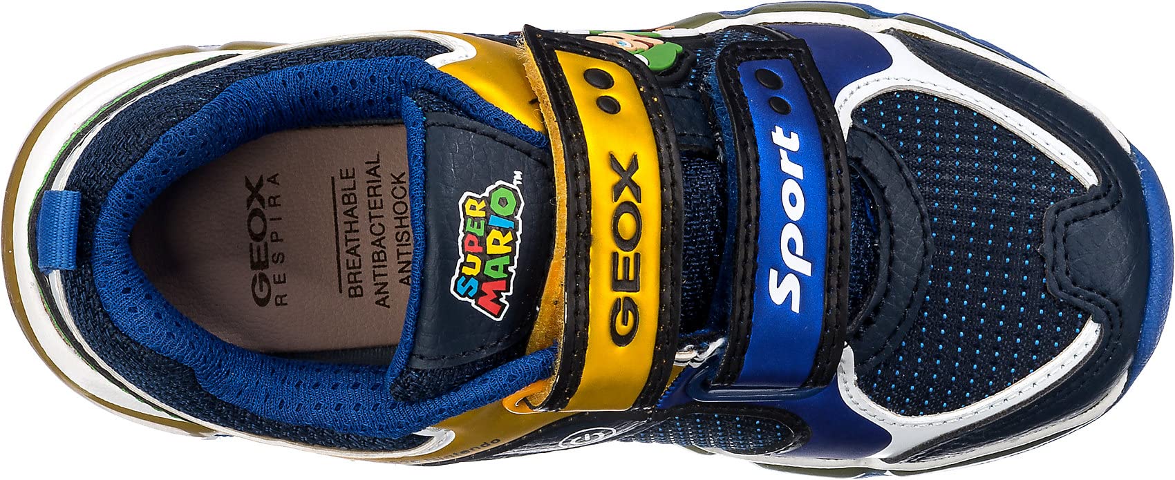 Geox Boys J Android Sneakers - Lightweight Breathable Kids Shoes for School & Play | Comfortable Running Sneakers for Active Boys