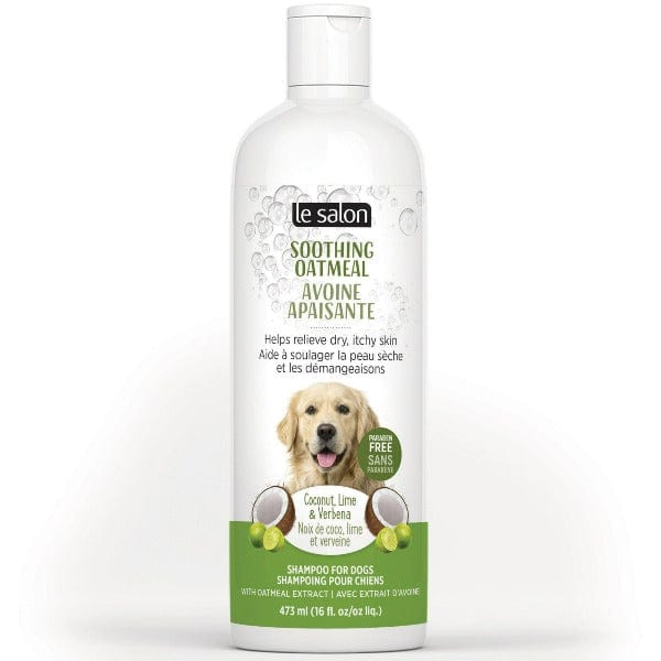 Le Salon Soothing Oatmeal Shampoo for Dogs - Gentle Hypoallergenic Dog Shampoo for Itchy Skin & Allergies | Moisturizing Bath for Dry, Sensitive Skin | Perfect for Grooming & Allergy Relief at Home