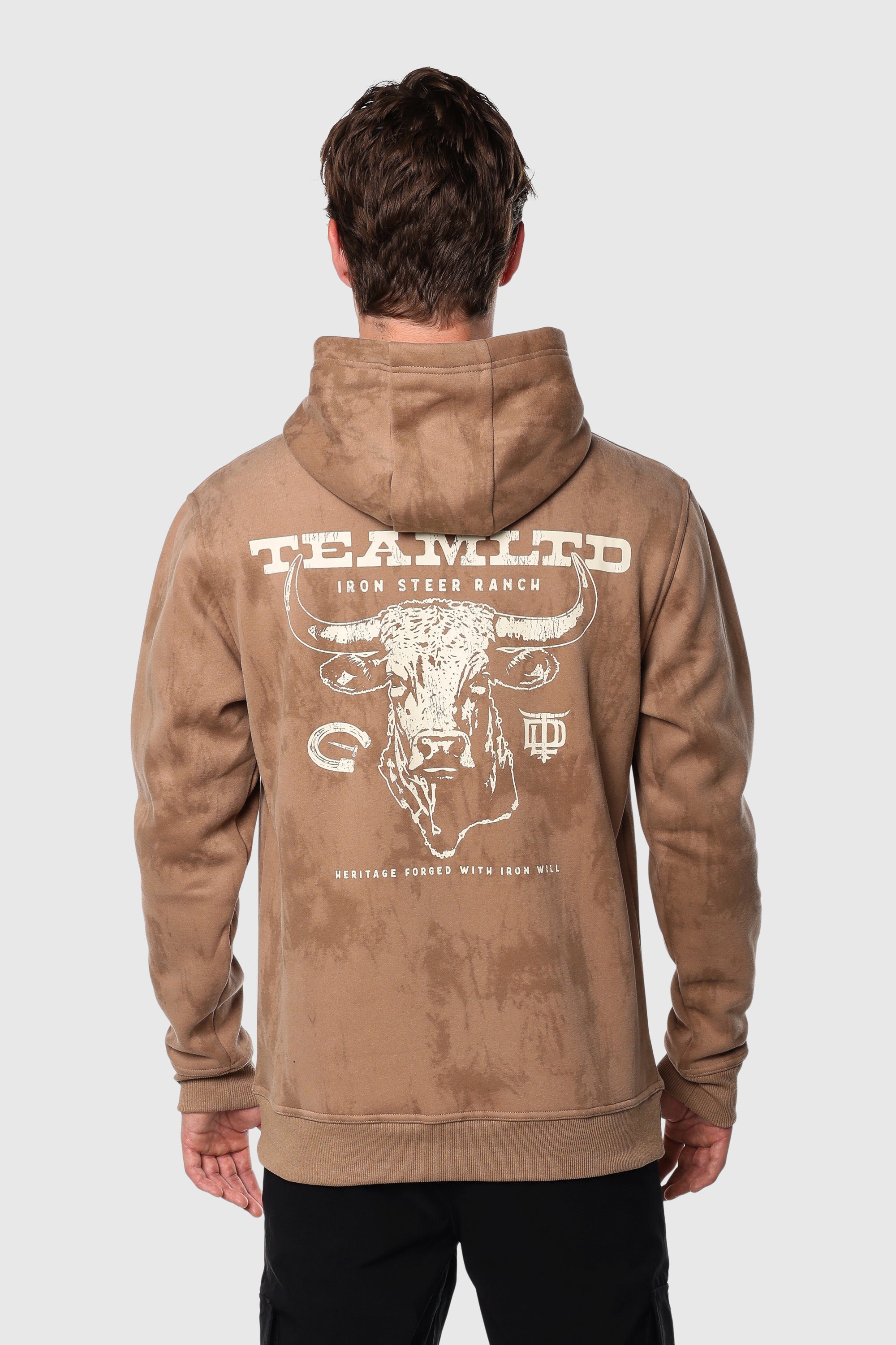 Ranch Hoodie Tan - Comfortable & Stylish Cowboy Hooded Sweatshirt for Men & Women - Perfect for Outdoor Adventures, Rodeos & Casual Wear