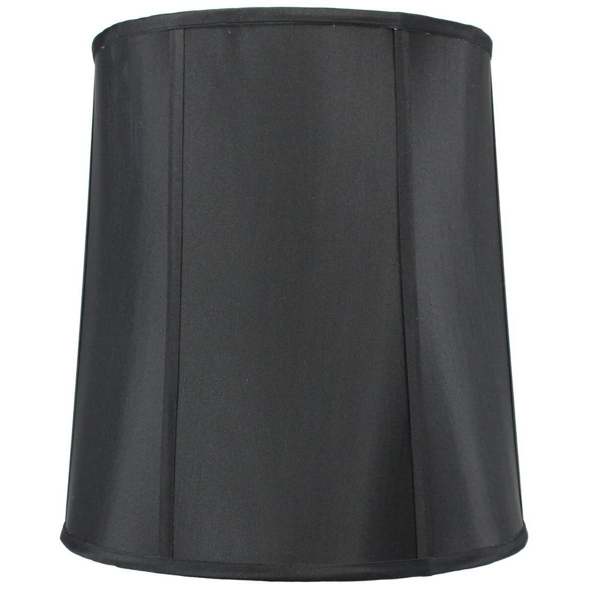 14W x 15H Black Fabric Drum Lamp Shade with Gold Liner - Modern Ceiling Light Cover for Living Room, Bedroom & Dining Room Decor