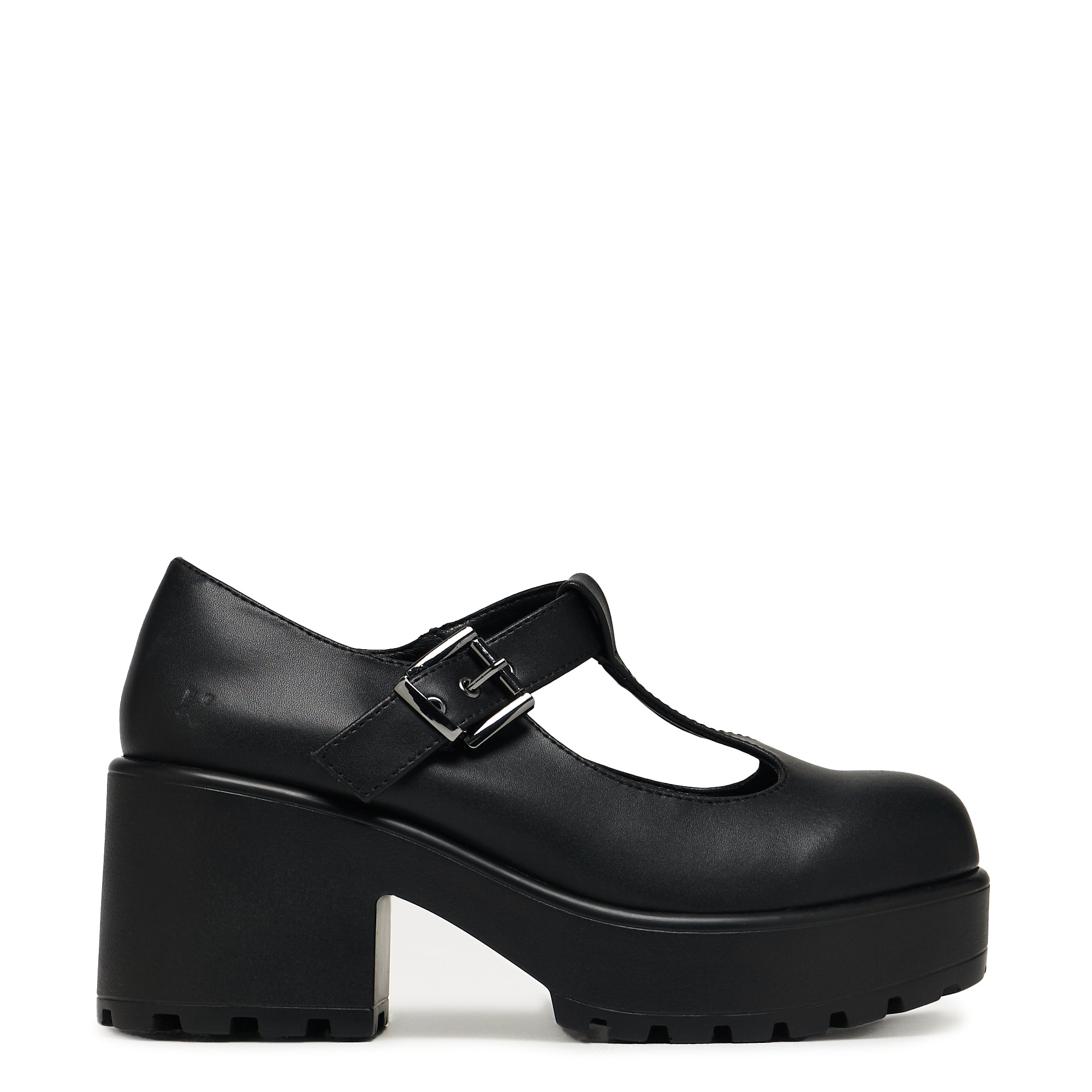 SAI Black Mary Jane Shoes - Faux Leather Edition | Comfortable & Stylish Women's Dress Shoes for Work, Party & Formal Occasions