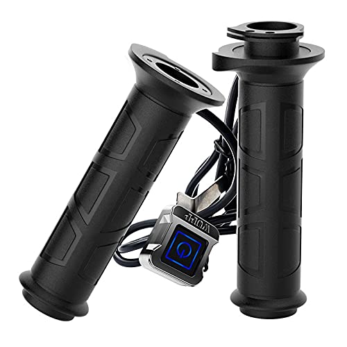 12V Heated Handlebar Grips for Motorcycle & ATV - Universal 7/8