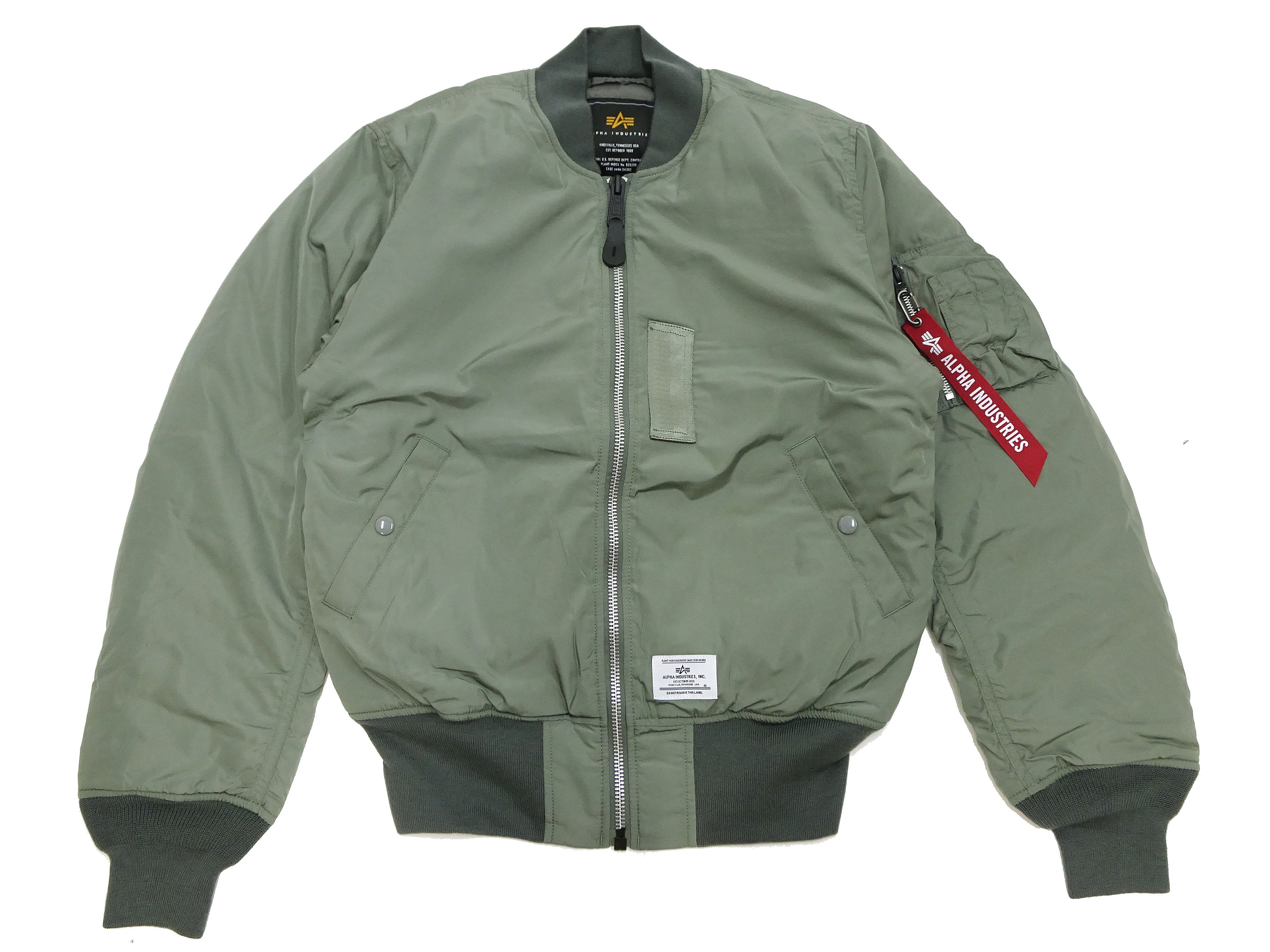 Alpha Industries Lightweight MA-1 Bomber Jacket for Men - Updated Vintage Gray Flight Jacket (TA0720-059) | Casual Wear, Street Style & Outdoor Adventures