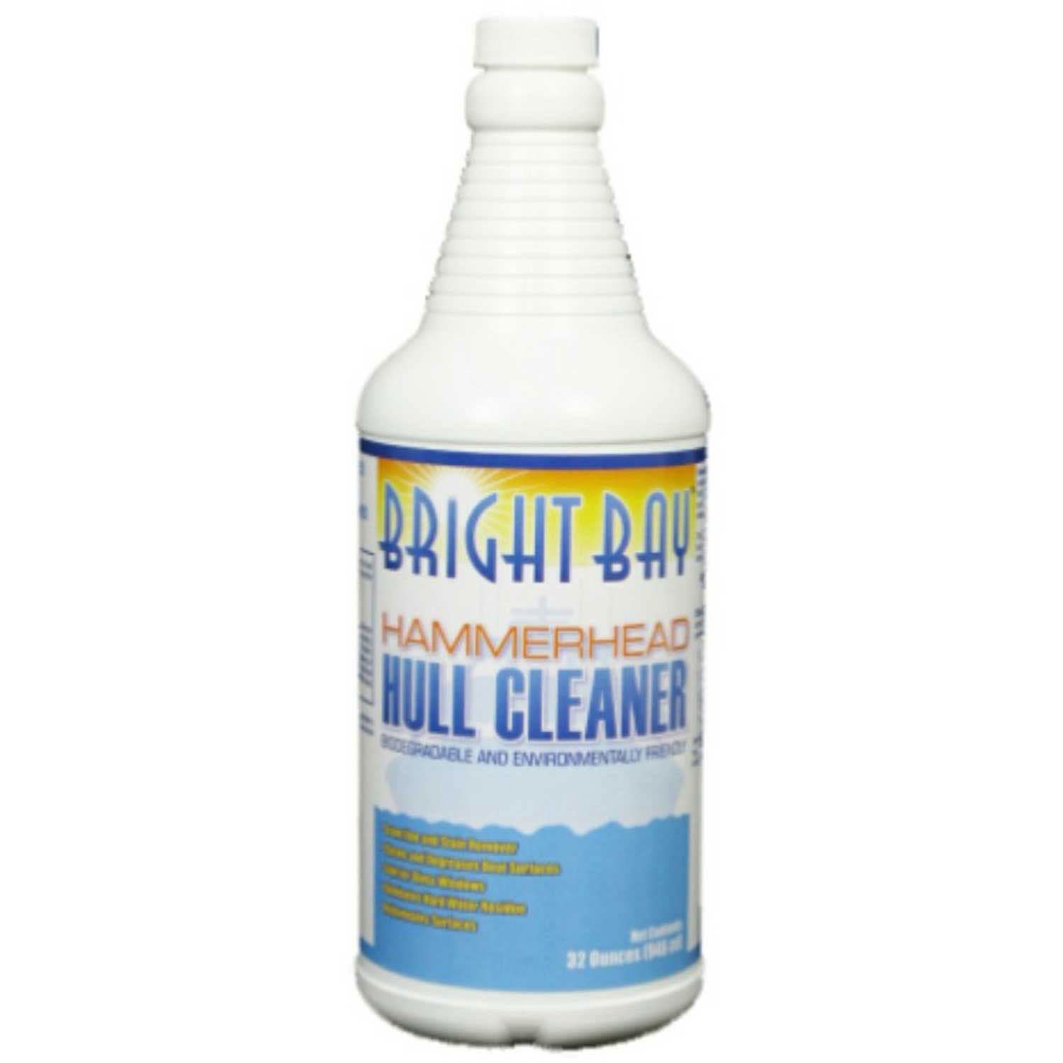 **M6032CS Marine Hull Cleaner - 32 oz Bottle (6 Pack/Case) - Boat & Yacht Stain Remover for Fiberglass & Gelcoat - Perfect for Saltwater & Freshwater Use**