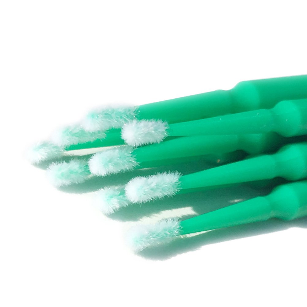 100pcs Micro Applicator Brushes for Eyelash Extensions & Makeup - Disposable & Miniature for Precise Application