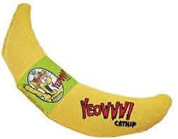 Chi CAT a Banana Catnip Toy for Cats - Fun Interactive Kitten Play Toy with Organic Catnip - Perfect for Playtime, Training & Stress Relief