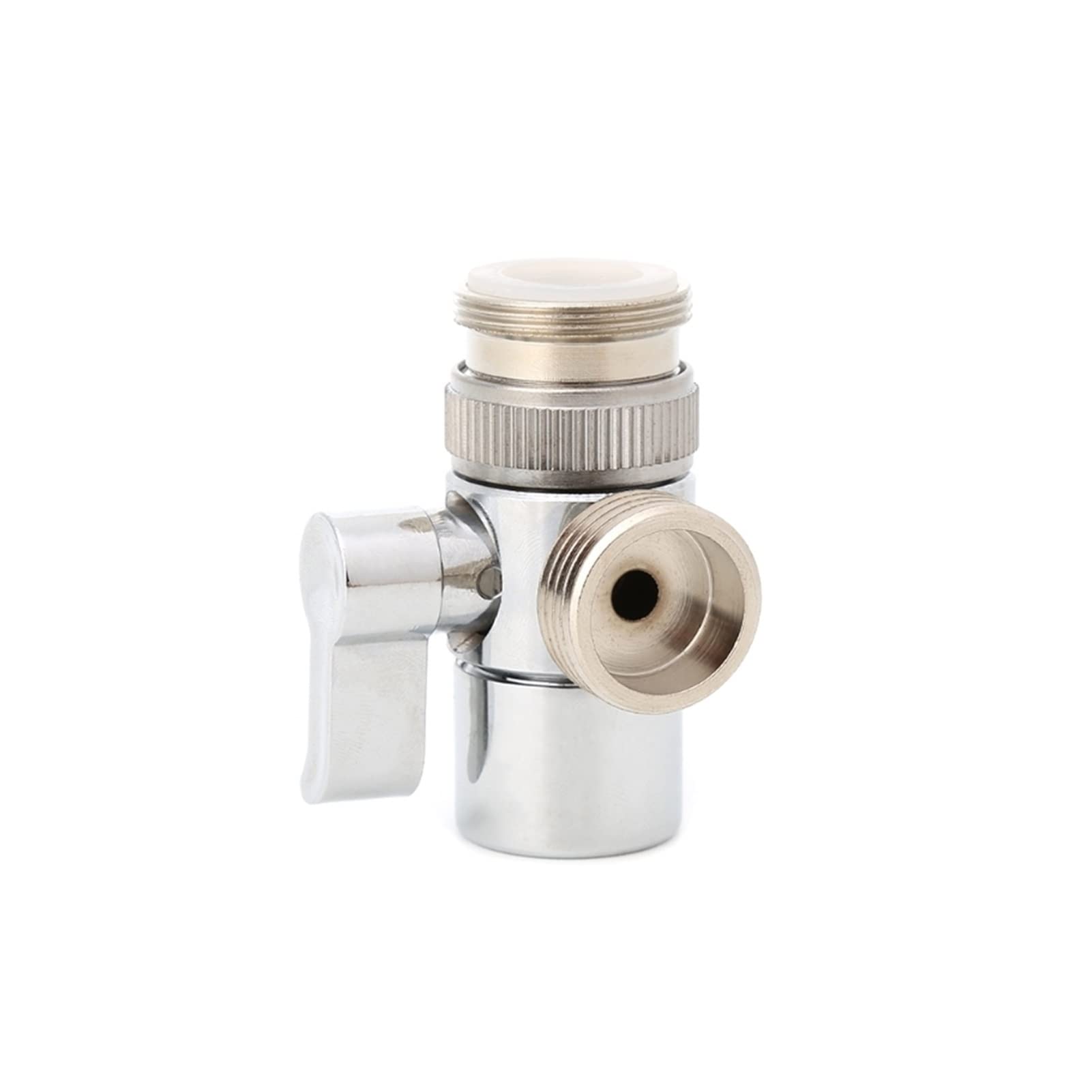 Brass Sink Valve Diverter Faucet Splitter - M22 to M24 Hose Adapter for Kitchen & Bathroom - Perfect for Outdoor Faucets, Garden Hoses, and Water Filtration Systems