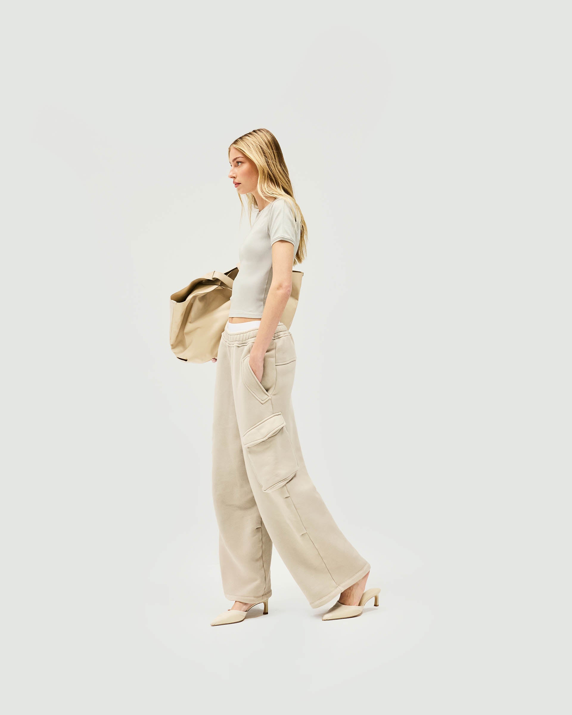Initial Cargo Jogger Pants - Storm Color | Men's Casual Streetwear Joggers with Multiple Pockets | Perfect for Gym, Running, Travel & Everyday Wear
