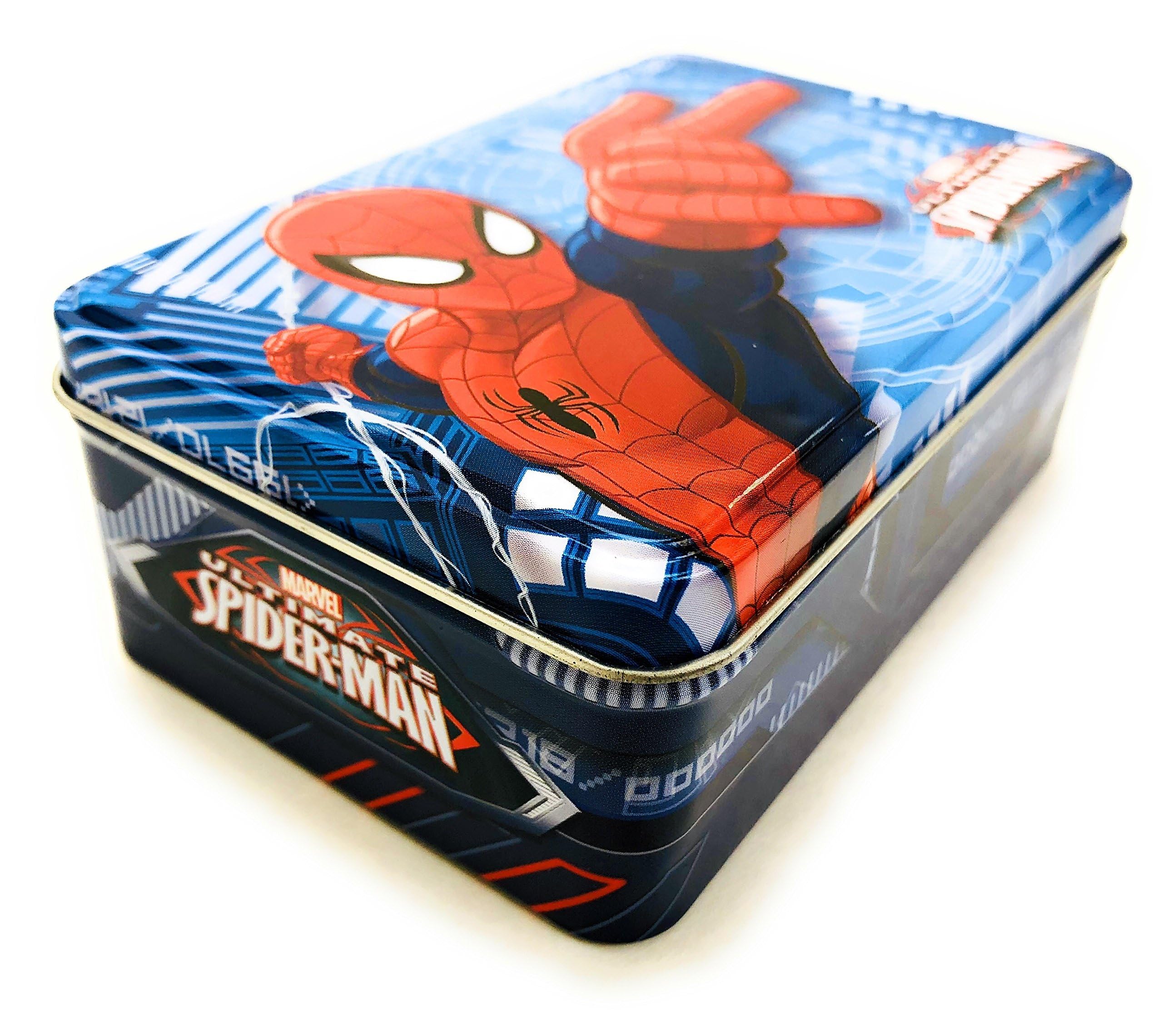 Marvel Spider-Man 2-Piece Gift Set with Collectible Tin Box - Perfect for Birthday Gifts, Christmas Presents & Superhero Fans