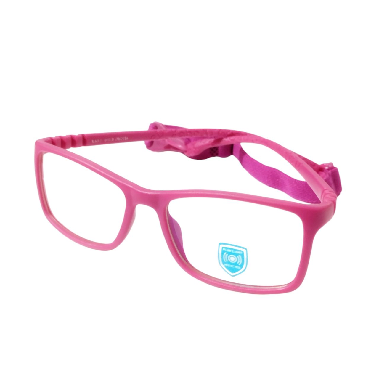 Unbreakable Kids Flexible Glasses with Adjustable Strap - Rectangle Frame for Ages 4-8 Years (Model S306) - Perfect for Sports, School & Outdoor Activities