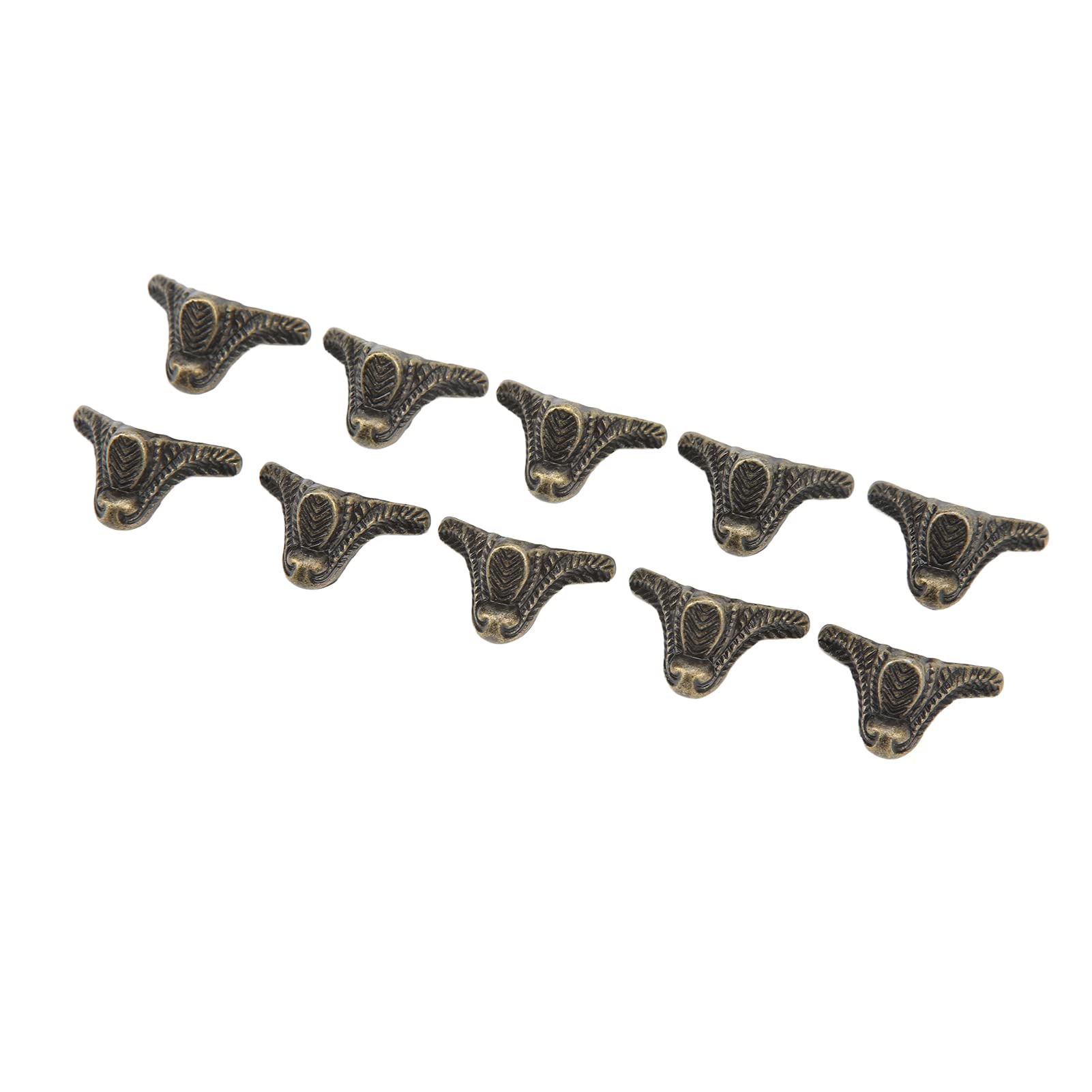 Bronze Jewelry Box Feet - DIY Corner Protectors for Wooden Jewelry Boxes & Cases - Perfect for Handmade Gift Boxes & Storage Organizers